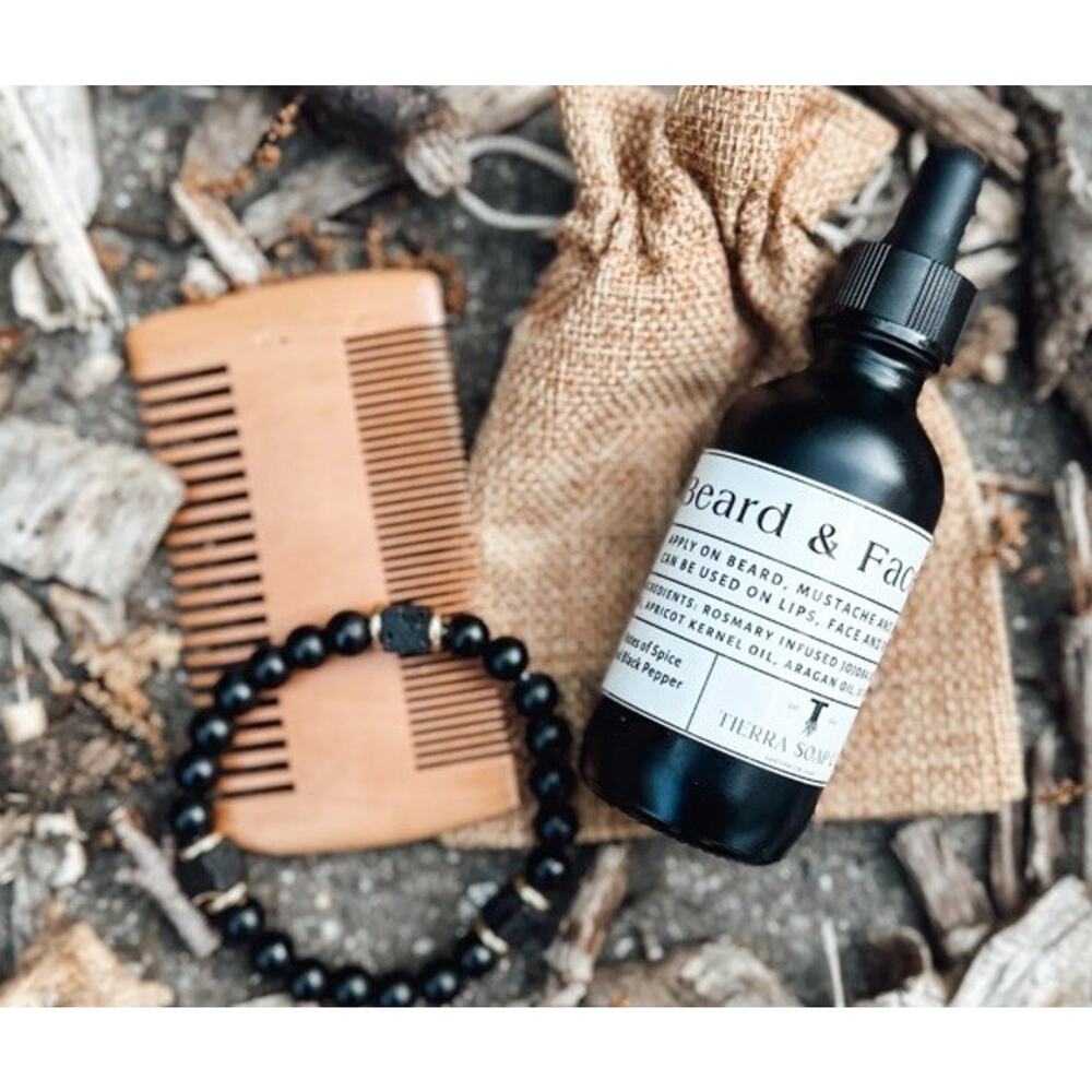 Tierra Soap Handcrafted Beard and Face Oil 2oz